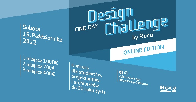 Jakie nagrody są w konkursie Roca One Day Design Challenge?
